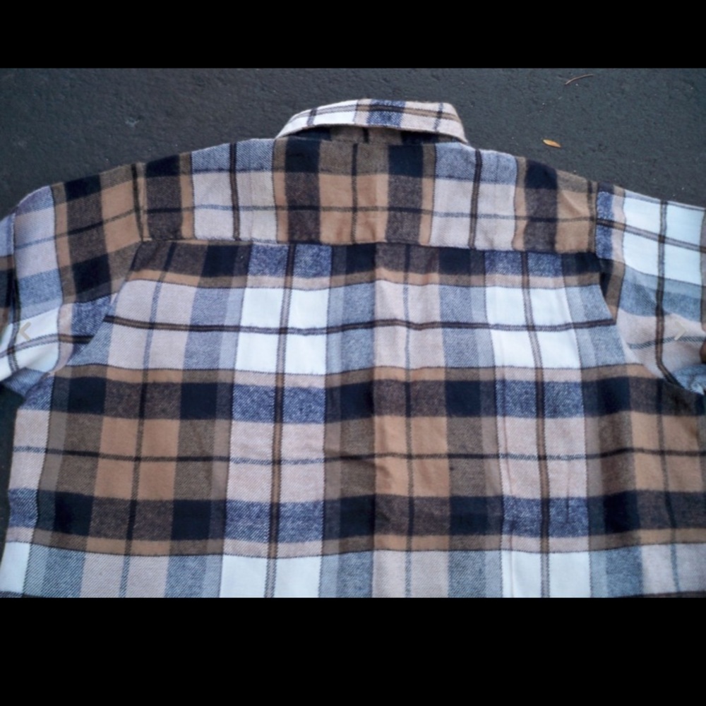 Vintage Campus Plaid Hunting Work Shirt Men's LG - Picture 7 of 9